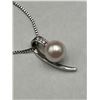 Image 1 : PearlsOnly Japanese Akoya Pearl and Sterling Silver Necklace With Certification