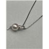Image 3 : PearlsOnly Japanese Akoya Pearl and Sterling Silver Necklace With Certification