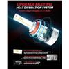 Image 1 : LOT OF 3 Lasfit LCplus H7 LED Headlight Bulbs, 50W, 5000LM, 6000K