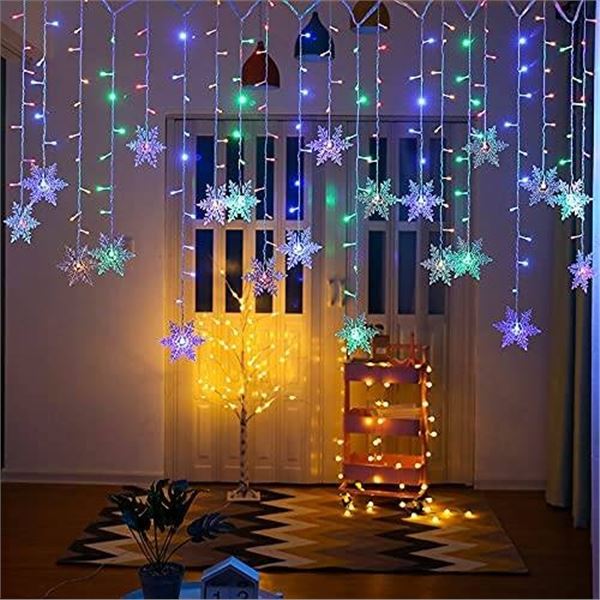 LED Star Curtain Lights RGB, Model SW-LSL-2.7-150