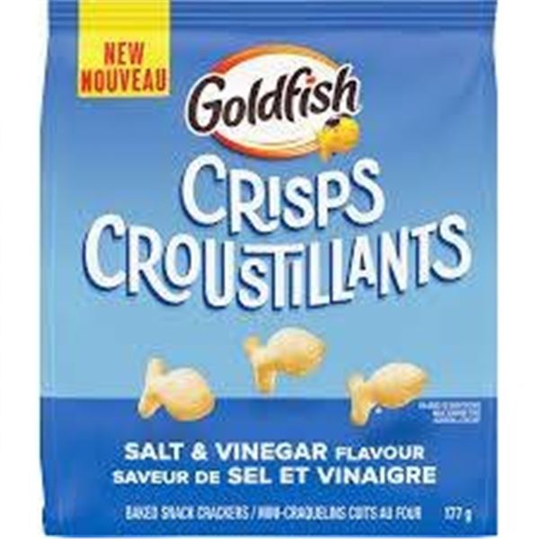 Goldfish Crisps Salt and Vinegar Flavour 14 x 177g Bag