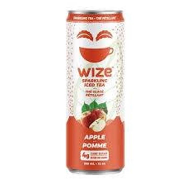 Wize Sparkling Iced Tea Apple Cans – 24 x 355 ml