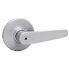 Image 1 : LOT OF 6 Weiser Elements Series Privacy Door Lever, Satin Chrome, Model 9GLC3310-052