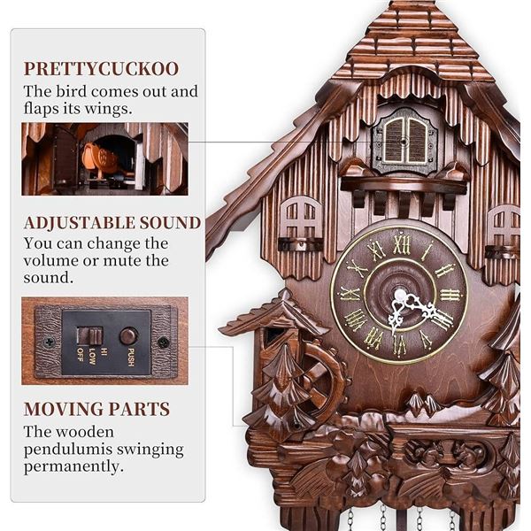 Kendal Cuckoo Clock Model MX207C in Carton