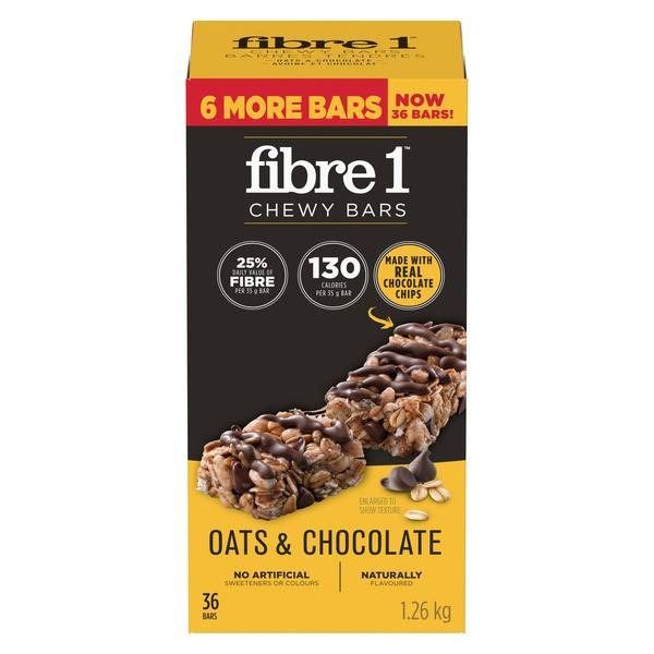 Fibre 1 Oat and Chocolate Bars, 36 Count, 1.26 kg