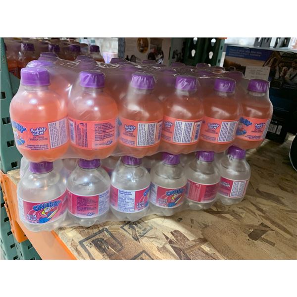 Chubby Bubble Gum and Creame Soda Flavored Drinks, 48 Bottles, 8 oz Each