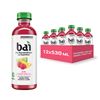 Image 1 : Bai Raspberry Lime Flavored Beverage 530 mL, Lot of 12 Bottles