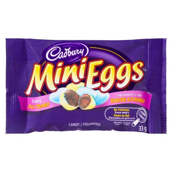 Cadbury Mini Eggs Candy, 48 x 33g