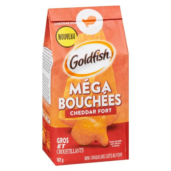 Goldfish Mega Cheddar 12 x 167g Snack Pack