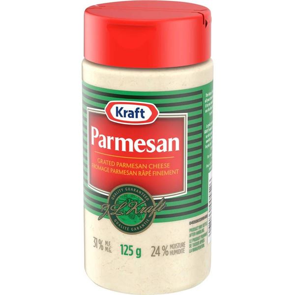 Kraft Parmesan Cheese 24-Pack 128g Containers