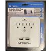 Image 2 : GTECH 3 Outlet Wall Tap With Dual USB Charging Ports