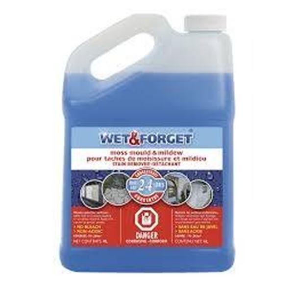 Wet And Forget Moss, Mold and Mildew Stain Remover – 2 x 4L Bottles