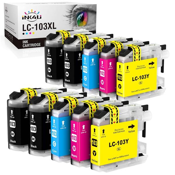 LOT OF 2 – 9-Pack Compatible Ink Cartridges for MFC-J4410DW and MFC-J450DW Printers