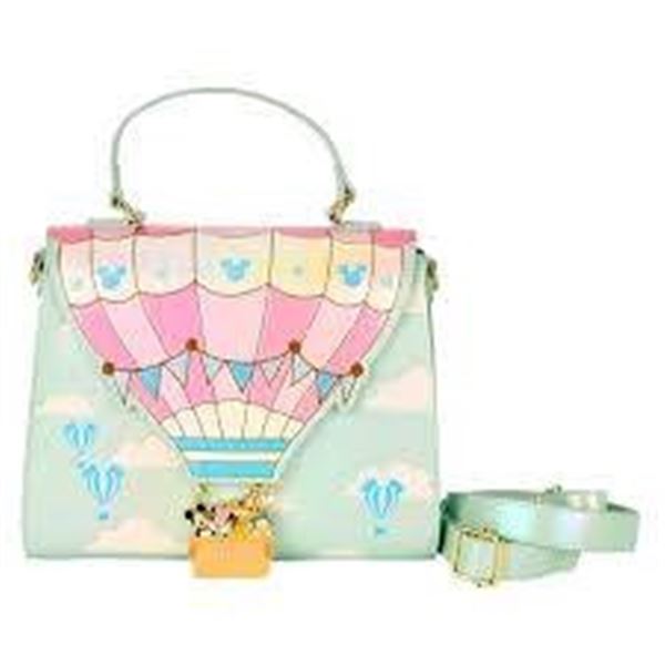 Loungefly Disney Balloon Themed Handbag With Character Charm