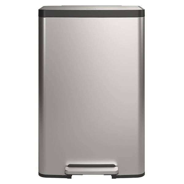 Stainless Steel Trash Bin with Pedal, Model 1694132
