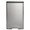 Image 1 : Stainless Steel Trash Bin with Pedal, Model 1694132