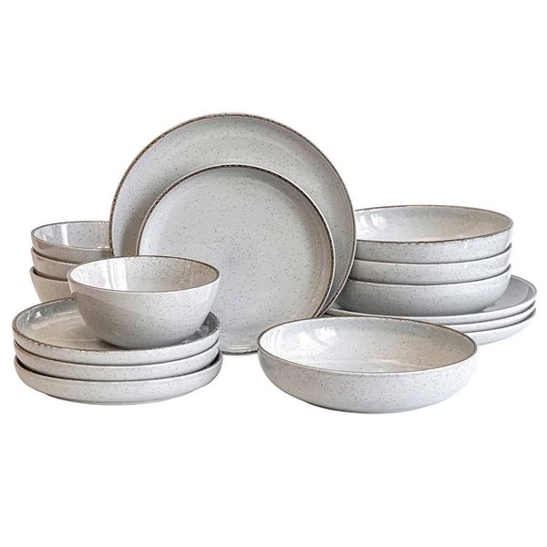 Ceramic Dinnerware Including Plates and Bowls