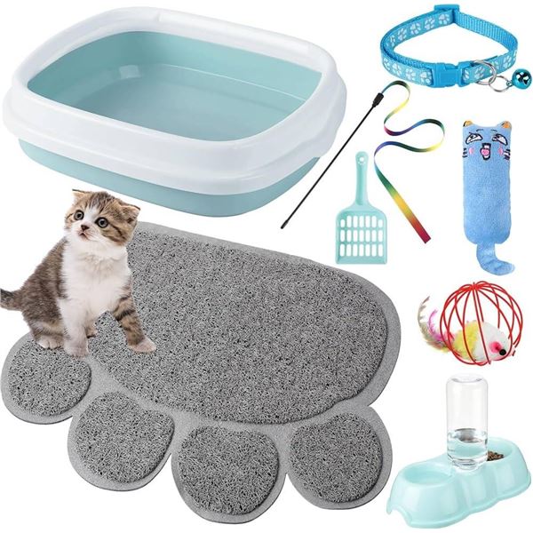 SIVEIS Cat Kitten Star Daily Lite Blue 14 PCS, Model X003E3Z3PX
