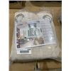 Image 2 : YoungTex Beige Curtain Panel With Grommet Top, 52×94 Inches