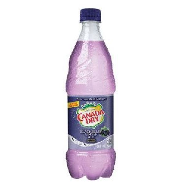 Canada Dry Blackberry Flavored Ginger Ale, 24 x 500 ml Bottles