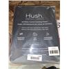 Image 2 : Hush Essentials Bamboo Cotton Cooling Sheets, Queen Size, Charcoal