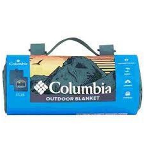 Columbia Outdoor Blanket 72 x 72 Inches, Waterproof and Portable