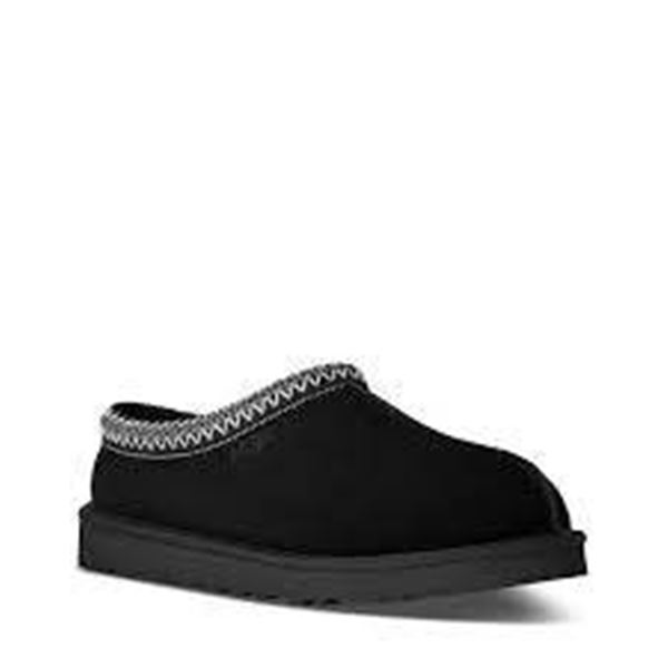 Kirkland Signature Unisex Shearling Slipper in Black, Size 10/11