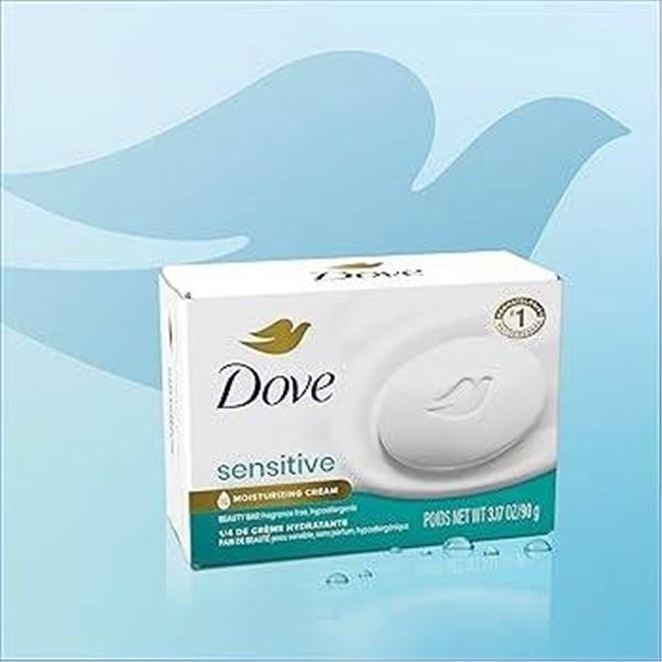 Dove Sensitive Skin Beauty Bar Soap Lot of 15