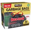 Image 1 : Kirkland Signature Flex-Tech Garbage Bags With Drawstring, 30 Gallon, 90 Bags