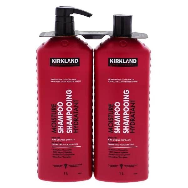 Kirkland Signature Professional Salon Formula Moisture Shampoo, 1 L (Set of 2)