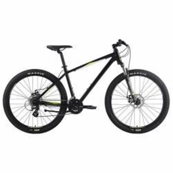 Black Northrock Mountain Bike With Front Suspension and 21-Speed Drivetrain