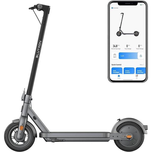 Electric Scooter With Foldable Design and Rear Suspension System