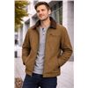Image 1 : Wrangler Men’s Beige Jacket, Size Medium, Corduroy Collar