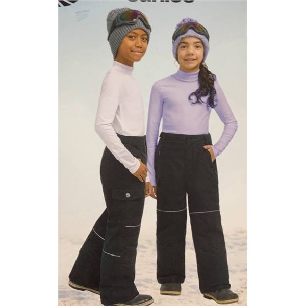 Stormpack Sunice Youth Snow Pants, Size 12, Black