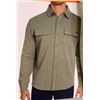 Image 1 : Hurley Men’s Long-Sleeve Button-Up Shirt, Size XXL, Grey
