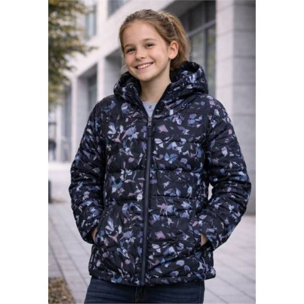 Children’s XMTN Winter Jacket in Floral Design with Waterproof Features