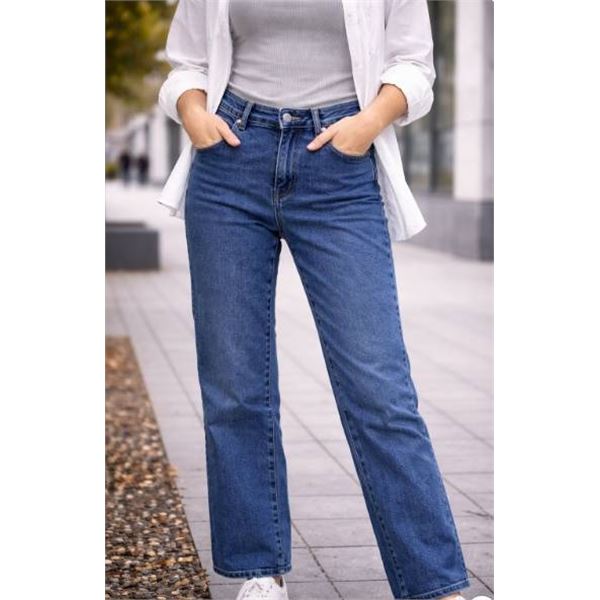 Della High-Rise Wide Leg Jeans, Women’s Size 2