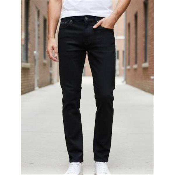 Black Calvin Klein Jeans W34 x L30 Made in Bangladesh