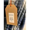 Image 3 : Plush Shawl Robe in Blue Plaid Design, Size Small/Medium