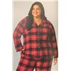 Image 1 : BedHead Pajamas 2-Piece Cotton Pajama Set XL/TG Red Plaid
