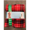 Image 3 : BedHead Pajamas 2-Piece Cotton Pajama Set XL/TG Red Plaid