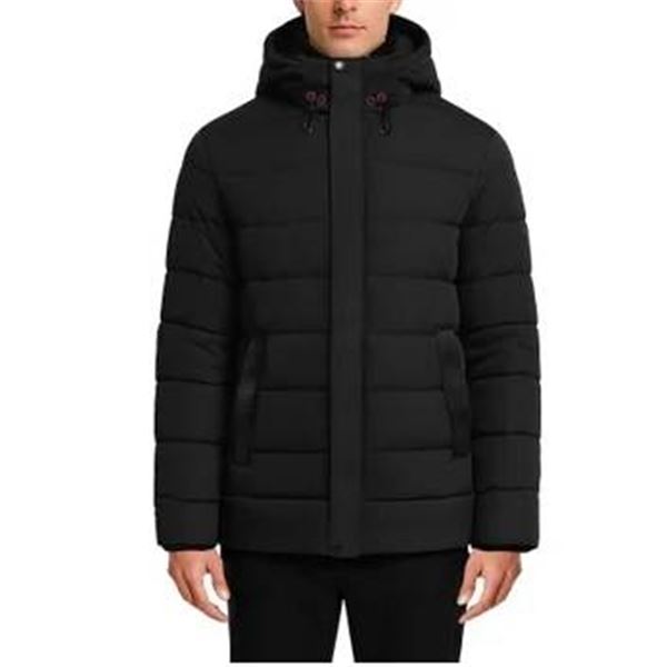 Atelier Noir Men’s Puffer Jacket, Size M, Black