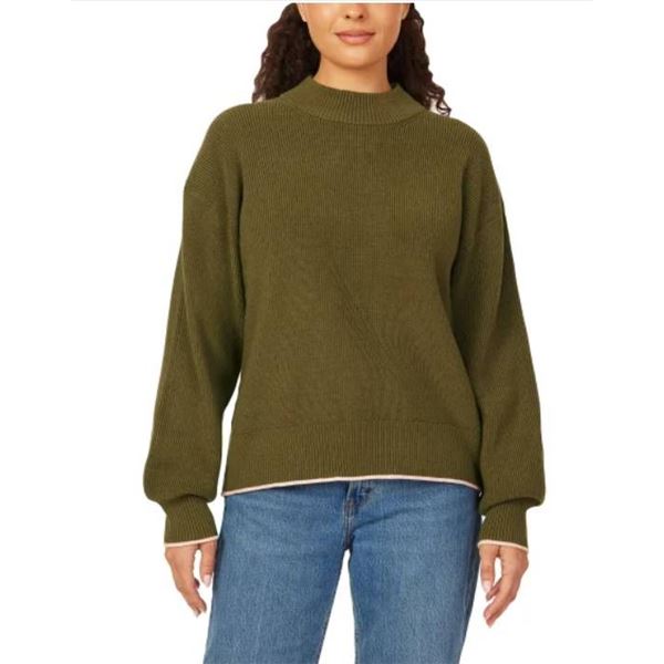 Scotch & Soda Women’s Ribbed Mock Neck Pullover Size Small
