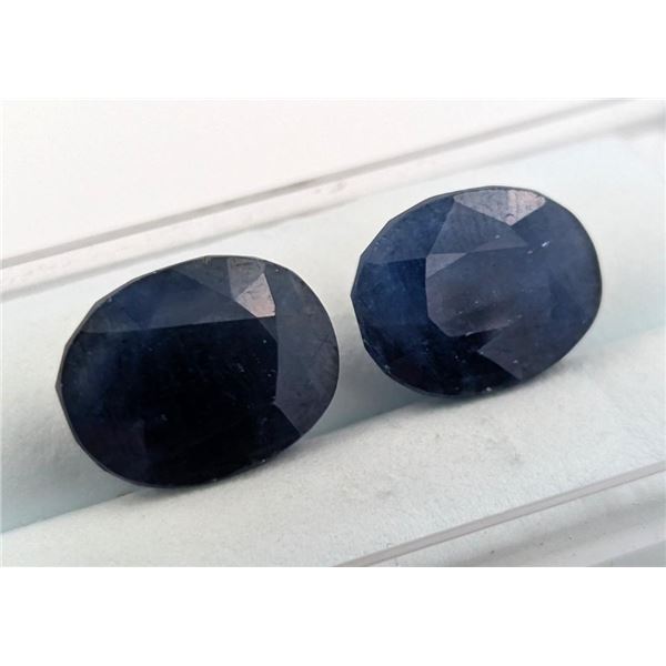 12.44 ct Certified Madagascar Sapphire gemstone Pair ($22,350 Appraisal)