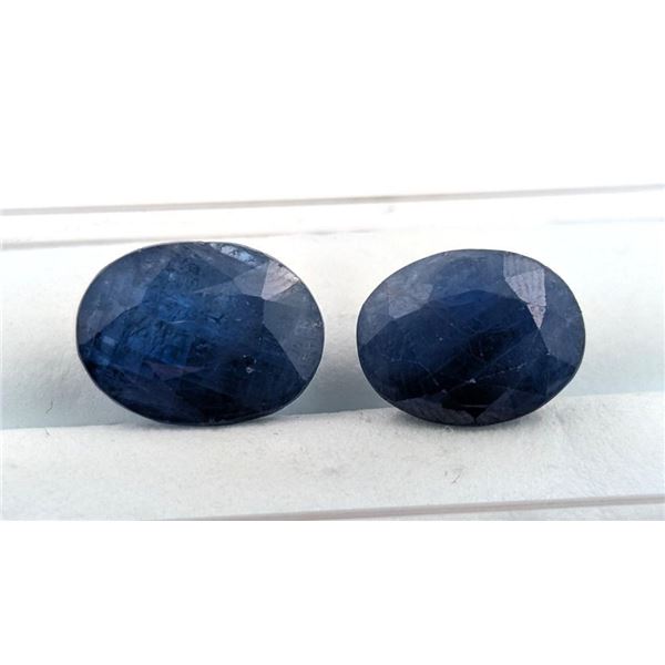 9.81 ct Certified Madagascar Sapphire gemstone Pair ($12,750 Appraisal)