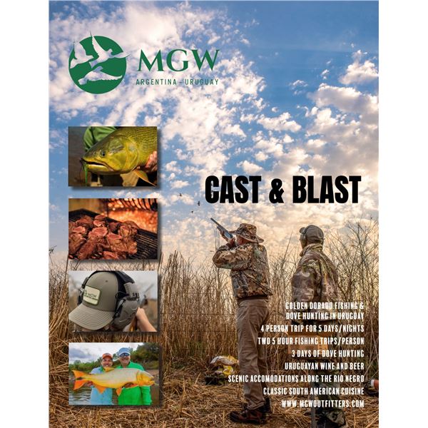 Cast & Blast for 4 Hunters - Soriano, Uruguay