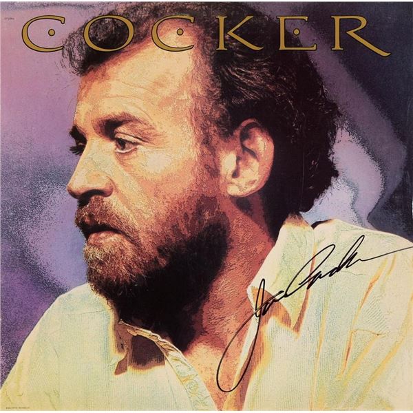 Joe Cocker Cocker signed album