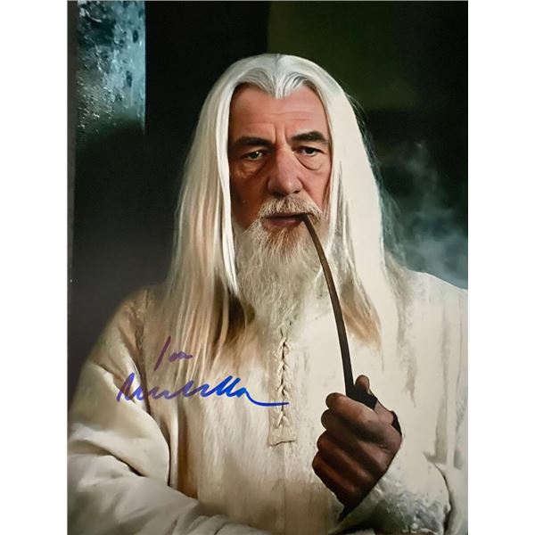 Lord of the Rings Ian McKellen signed photo