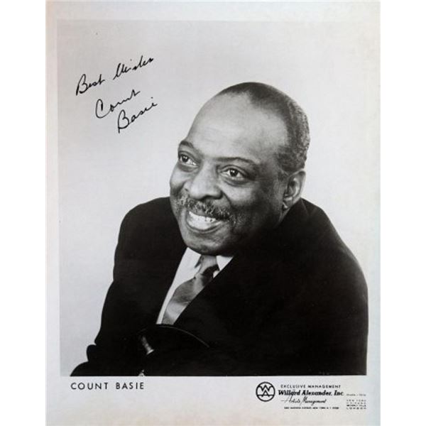 Count Basie signed photo