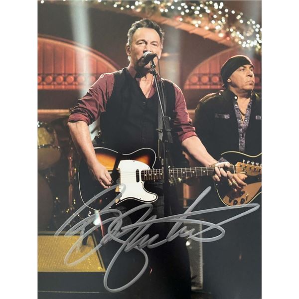 Bruce Springsteen signed photo